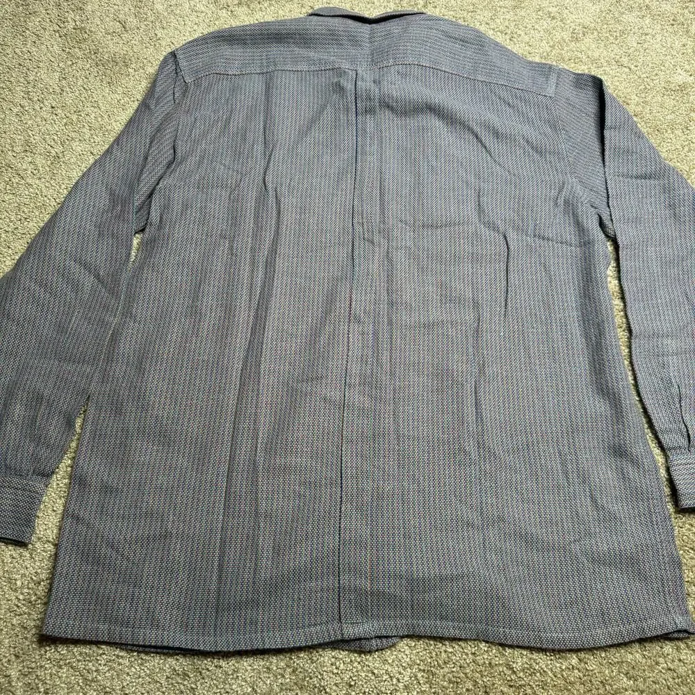 Vintage Missoni Uomo Cotton Woven Button Down Collared Shirt - Picture 5 of 6